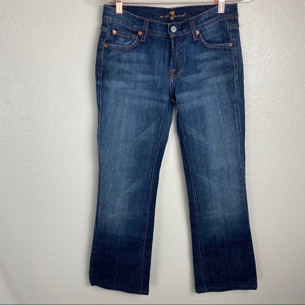 7 For All Mankind Dark Wash Bootcut denim jeans